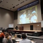 　閉幕した核戦争防止国際医師会議の世界大会＝４日午後、長崎市