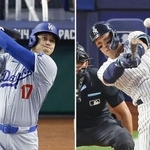 　ドジャースの大谷（左）とヤンキースのジャッジ