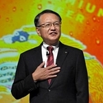 　新商品のビール「キリングッドエール」の発表会であいさつするキリンビールの堀口英樹社長＝７日午前、東京都渋谷区