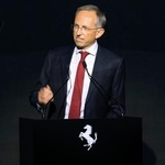 　フェラーリのベネデット・ビーニャＣＥＯ＝８日、イタリア北部マラネッロ（共同）