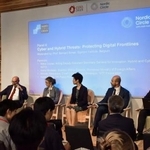 　８月、大阪・関西万博の北欧館で開催された「ＮＡＴＯデー」のイベント＝大阪市此花区の夢洲