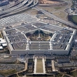 　ワシントン近郊の米国防総省（ロイター＝共同）