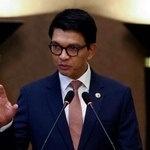 　マダガスカルのラジョエリナ大統領＝６日、首都アンタナナリボ（ロイター＝共同）