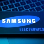 　韓国半導体大手サムスン電子のロゴ＝２５日（ロイター＝共同）