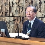 　記者会見するＮＨＫの稲葉延雄会長＝１６日午後、東京都渋谷区