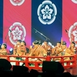 　韓国・忠清南道との音楽交流イベントで披露された雅楽＝２４日午後、奈良市