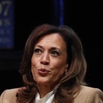 　カマラ・ハリス前副大統領＝９月、ロサンゼルス（ゲッティ＝共同）