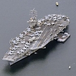 　米原子力空母ニミッツ＝２０２３年５月