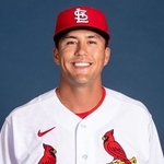 　カージナルスの外野手ヌートバー（ゲッティ＝共同）