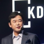 　イベントに登壇したＫＤＤＩの松田浩路社長＝２８日午前、東京都港区