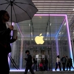 　米アップルの店舗＝５月、ニューヨーク（ロイター＝共同）