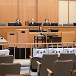 　クロスボウ殺傷事件の裁判員裁判で判決が言い渡された神戸地裁の法廷＝３１日午後（代表撮影）