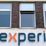 　ネクスペリアのロゴ＝２０２４年６月、ドイツ・ハンブルク（ロイター＝共同）