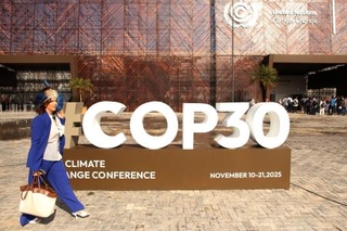　ＣＯＰ３０の開催地、ブラジル北部ベレン＝７日（ＣＯＰ３０報道担当提供・ゲッティ＝共同）