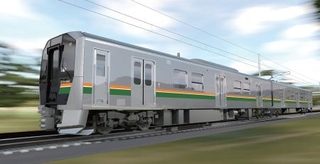 　新型車両「Ｅ７２３系５０００代」のイメージ（川崎車両提供）