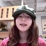 　オンラインで記者会見するフィギュアスケート女子のアリサ・リュウ＝５日