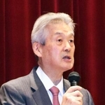 　記者会見する日本医師会の松本吉郎会長＝６日午後、東京都文京区