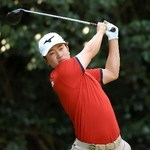 　第２日、通算１０アンダーで首位の杉浦悠太＝三木ＧＣ
