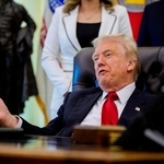 　トランプ米大統領＝６日、ワシントン（ゲッティ＝共同）