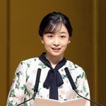 　「全国手をつなぐ育成会連合会」の全国大会であいさつされる佳子さま＝９日午前、東京都大田区（代表撮影）