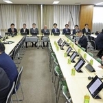 　自民党本部で行われた政治制度改革本部の初会合＝１２日午前、東京・永田町