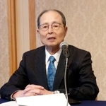 　「正力松太郎賞」の選考委員会後、記者会見するソフトバンクの王貞治球団会長＝１３日、東京都内