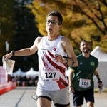 　男子スプリントに出場した小嶋太郎＝日比谷公園