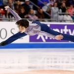 　男子ＳＰ　演技する友野一希＝レークプラシッド（共同）