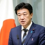 　記者会見する木原官房長官＝１７日午前、首相官邸