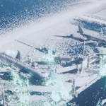 　未来の成田空港の姿を表現したアート映像の一場面（成田国際空港会社提供）