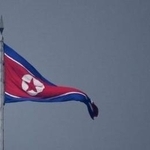 　北朝鮮の国旗（ロイター＝共同）