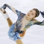 　フィギュアスケートのＧＰシリーズ第１戦フランス大会で３位に入った住吉りをん＝１０月、アンジェ（共同）