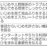 　いじめ重大化を防ぐための留意事項の例