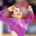 　女子ＳＰ　演技する千葉百音＝ヘルシンキ（共同）