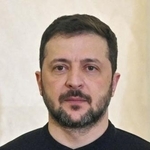 　ウクライナのゼレンスキー大統領（ゲッティ＝共同）