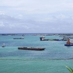 　沖縄県名護市辺野古の大浦湾側