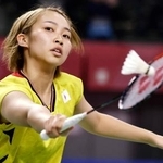 　混合団体決勝　中国選手と対戦する矢ケ部真衣＝京王アリーナＴＯＫＹＯ