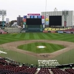 　楽天モバイルパーク宮城＝２５日、仙台市宮城野区