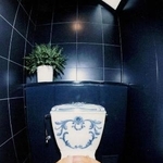 　「吉野工芸の里」敷地内に設置された当時のトイレ（石川県白山市提供）