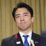 　小泉進次郎氏＝１０月、東京・永田町の党本部