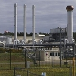 　ノルドストリームの施設＝１９日、ドイツ北部ルブミン（ロイター＝共同）