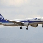 　全日空のエアバスＡ３２０-２００＝２０１２年２月、関西国際空港