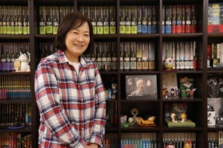 　漫画「ゲゲゲの鬼太郎」の作者、故水木しげるさんの長女原口尚子さん