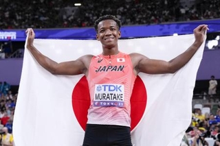 　陸上男子１１０メートル障害で、アジア大会の出場資格を手にしている村竹ラシッド＝９月、国立競技場