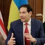 　マルコ・ルビオ米国務長官＝１１月３０日、フロリダ州ハランデールビーチ（ＡＰ＝共同）