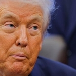 　トランプ米大統領＝３日、ワシントン（ロイター＝共同）