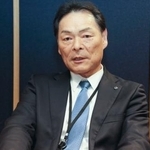 　インタビューに答えるＰＬＴの道浦正治社長