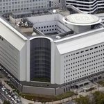 　大阪府警本部＝大阪市（共同通信社ヘリから）