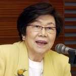 　土井たか子さん＝２００５年４月、東京・東新橋