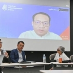 　ミャンマー軍事政権が実施する総選挙を巡り、東京都内で開かれた民主派の政治組織の幹部らによる記者会見＝８日